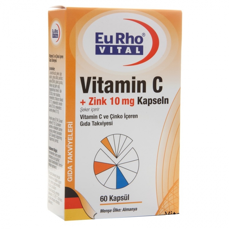 Eurho Vital Vitamin C + Zink Kapsül